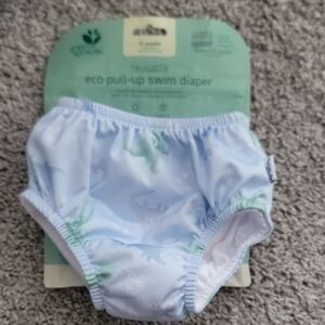 Eco-Friendly Light Blue Swim Diaper Cover for Kids